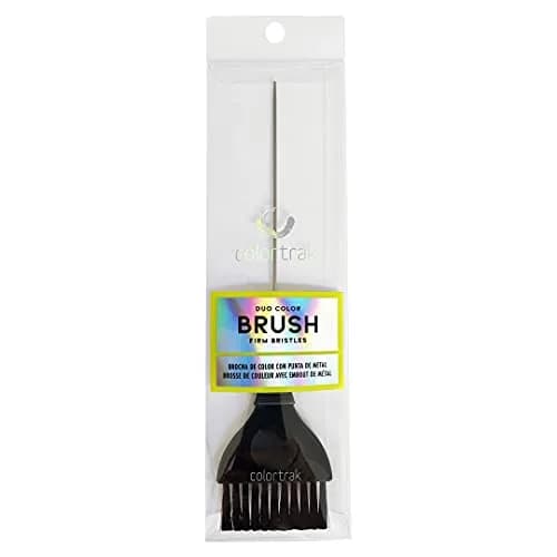 Colortrak Duo Color Brush with Pin Tail, Black | Precise Hair Color Application & Weaving Tool thumbnail 8