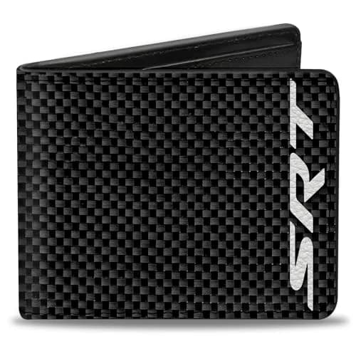 Buckle-Down Dodge Wallet, Bifold, SRT Carbon Fiber | Vegan Leather, Men thumbnail 1