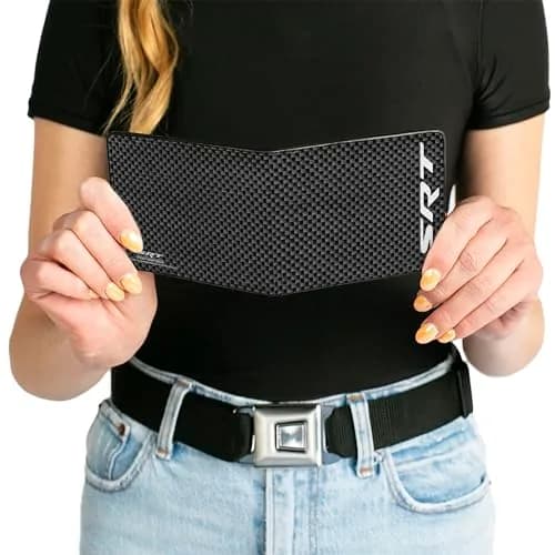 Buckle-Down Dodge Wallet, Bifold, SRT Carbon Fiber | Vegan Leather, Men thumbnail 6