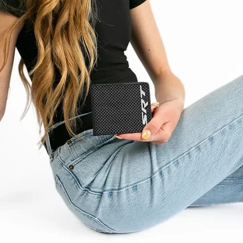 Buckle-Down Dodge Wallet, Bifold, SRT Carbon Fiber | Vegan Leather, Men thumbnail 7