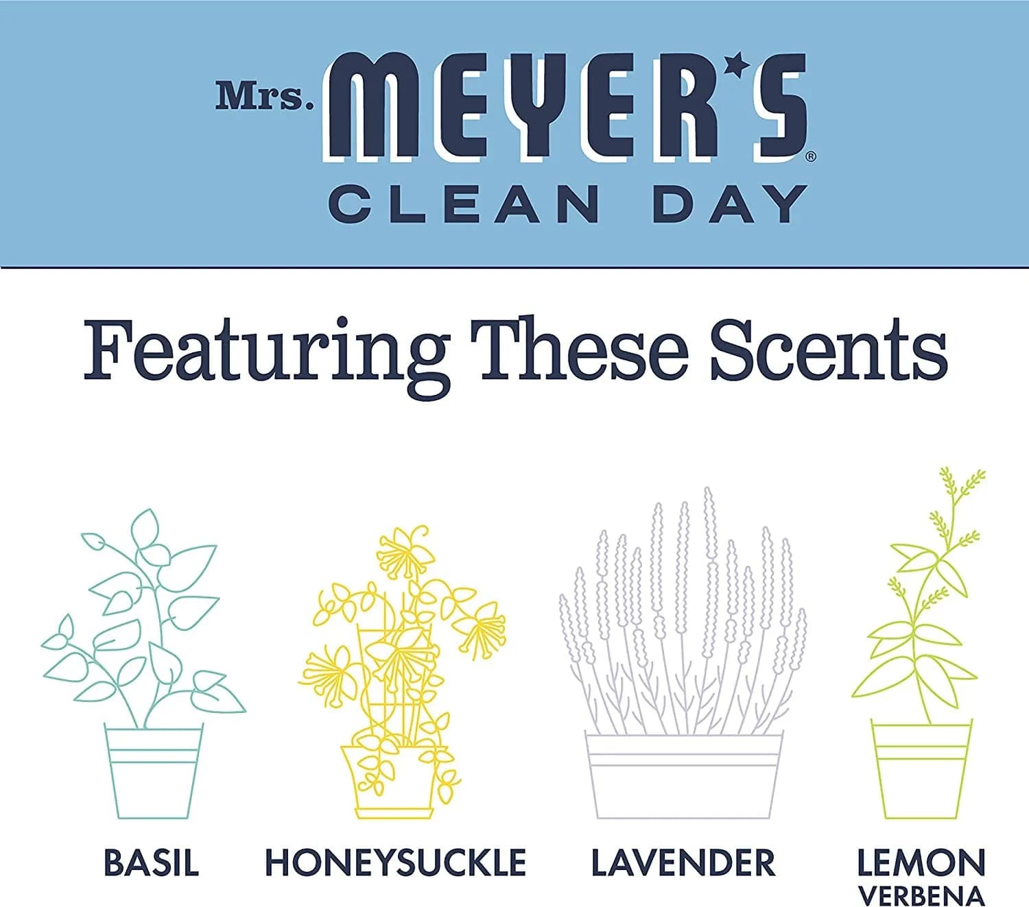 Mrs. Meyer's Clean Day All-Purpose Cleaner Spray, Bluebell, 946ml (16 fl. oz.) (Pack of 6) | Biodegradable Formula for Multi-Surface Cleaning thumbnail 8