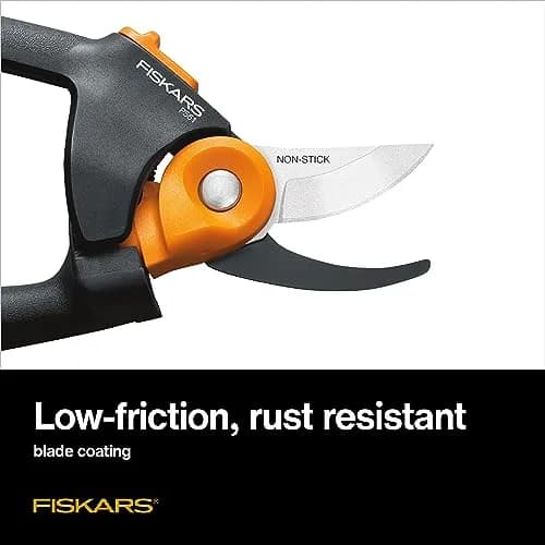 Fiskars PowerGear2 Bypass Pruning Shears 19 cm (3/4" Cut Capacity) | Patented Gear Technology Multiplies Power thumbnail 4