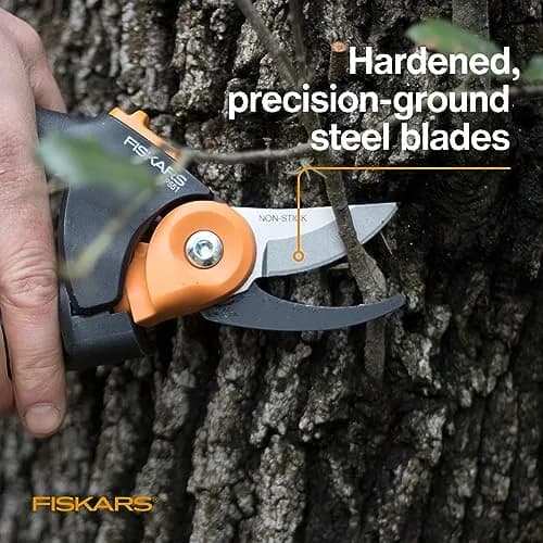 Fiskars PowerGear2 Bypass Pruning Shears 19 cm (3/4" Cut Capacity) | Patented Gear Technology Multiplies Power thumbnail 5