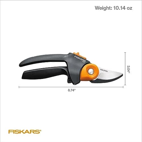 Fiskars PowerGear2 Bypass Pruning Shears 19 cm (3/4" Cut Capacity) | Patented Gear Technology Multiplies Power thumbnail 6