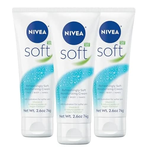 NIVEA Soft Refreshingly Soft Moisturizing Cream 75ml (2.6 Fl Oz) | 48-Hour Hydration with Jojoba Oil & Vitamin E thumbnail 1