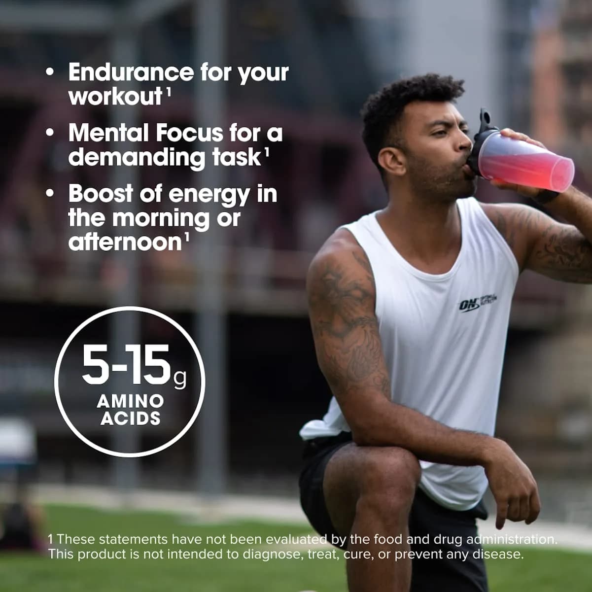 Optimum Nutrition Essential Amino Energy Powder, Strawberry Lime, 270 g (9.5 Oz) | Amino & Energy Blend - view 5