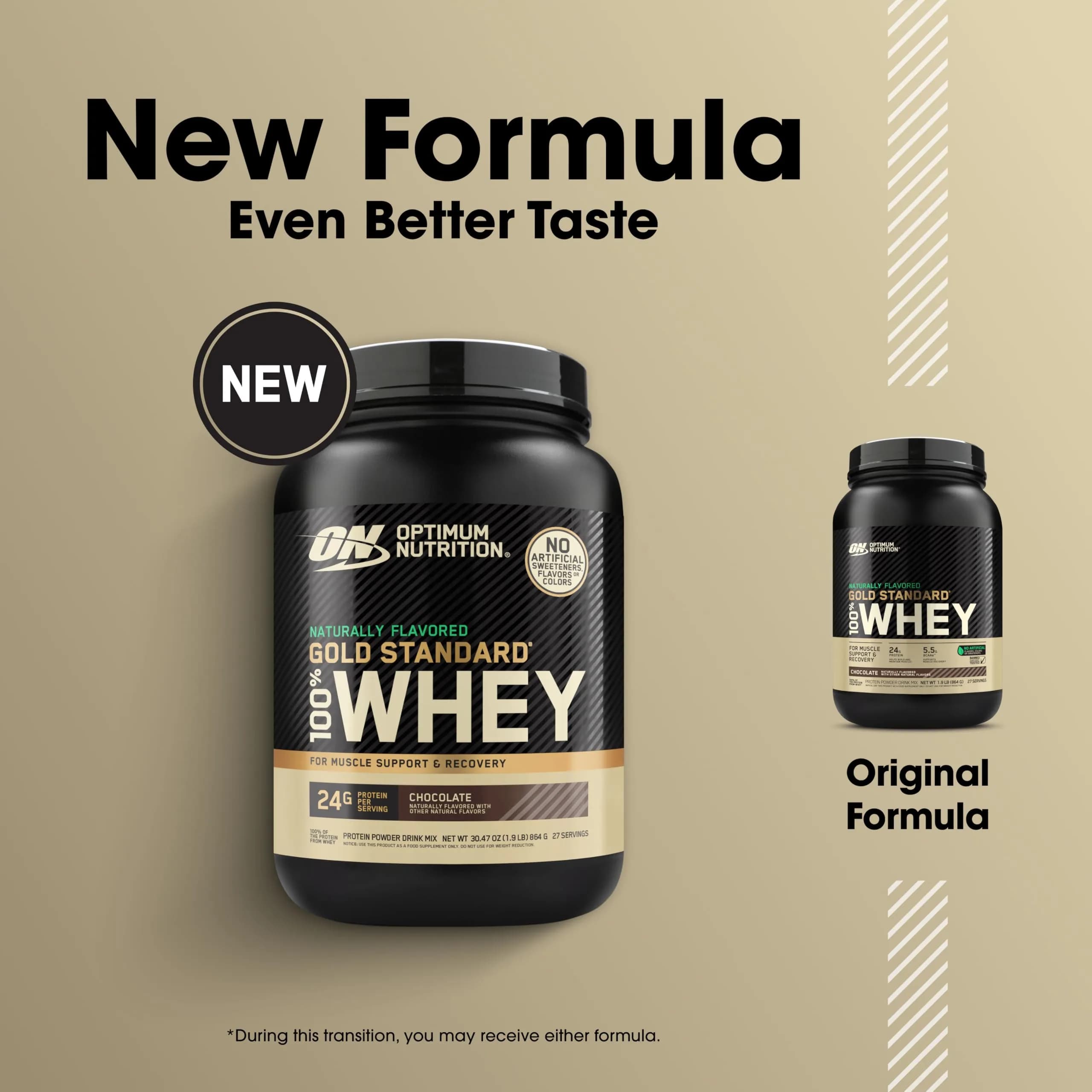 Optimum Nutrition Gold Standard 100% Whey Protein Powder Chocolate 907 g (2 LB) | 24g Protein Per Serving - view 2