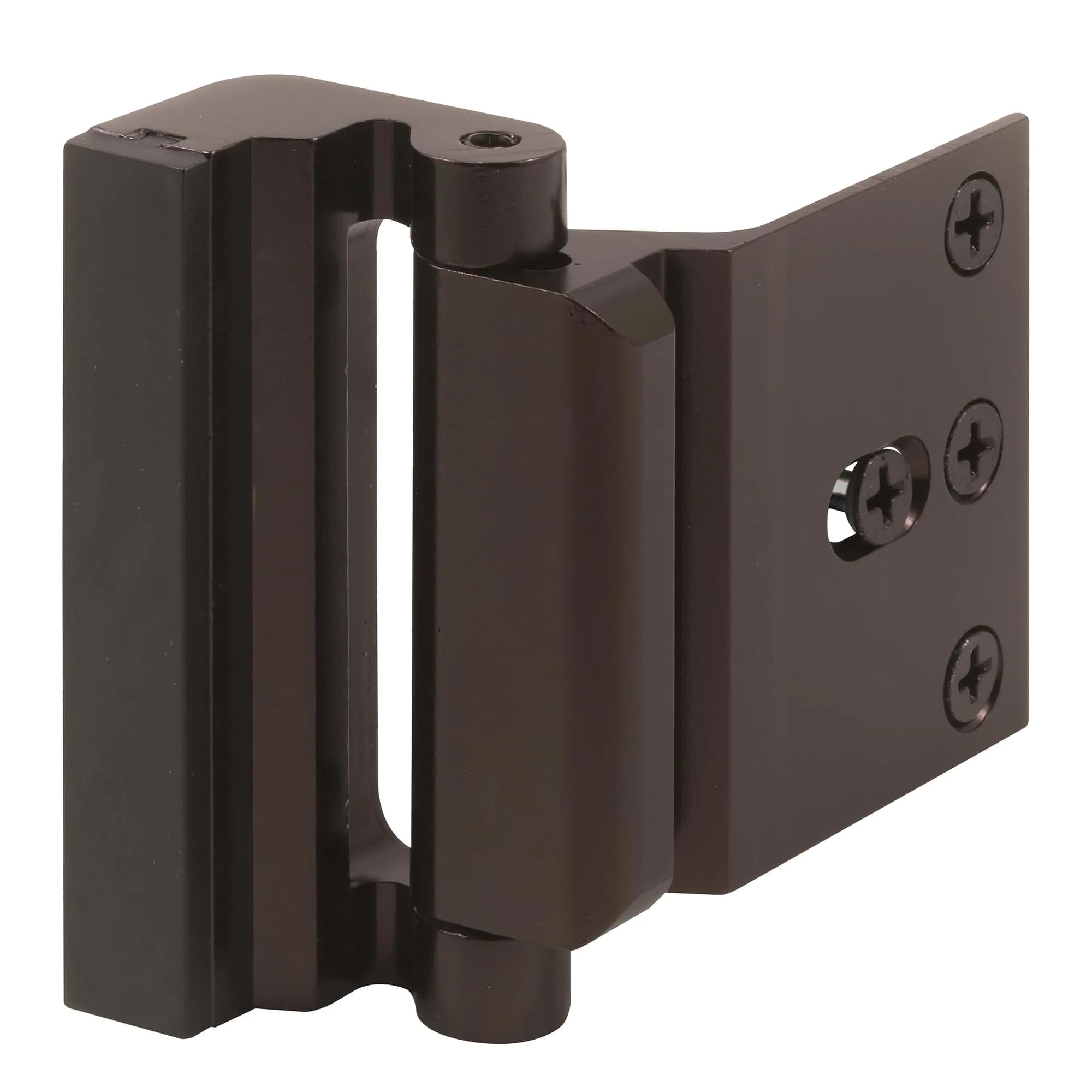 Prime-Line U 11126 Door Reinforcement Lock 7.6 cm (3 in.) | Adds Extra Security to Swing-In Doors - view 2
