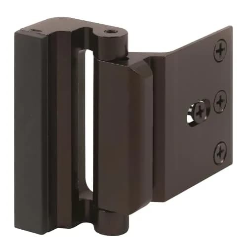 Prime-Line U 11126 Door Reinforcement Lock 7.6 cm (3 in.) | Adds Extra Security to Swing-In Doors thumbnail 2