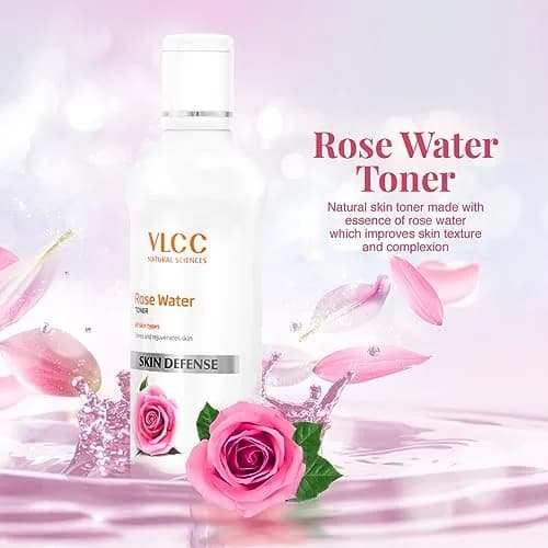 VLCC Natural Sciences Skin Defense Rose Water Toner 200ml (6.76 Fl Oz) | Tones and Balances Skin thumbnail 4