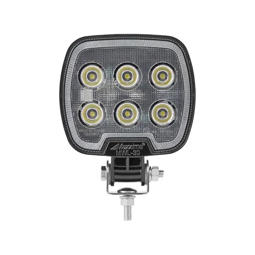 Maxxima MWL-30 6 LED Square Work Light 1200 Lumens | Bright, Durable, 12V Power thumbnail 1