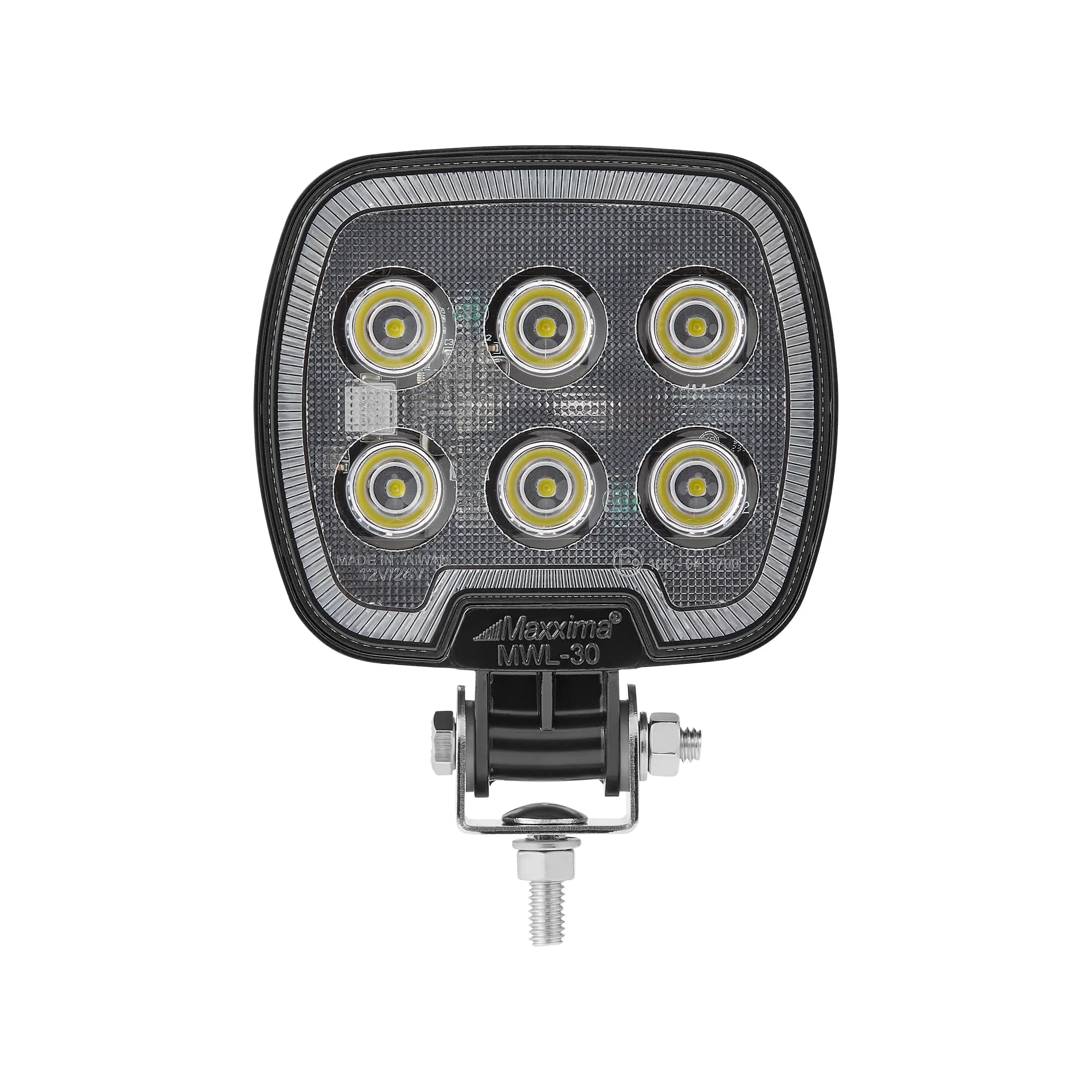 Maxxima MWL-30 6 LED Square Work Light 1200 Lumens | Bright, Durable, 12V Power