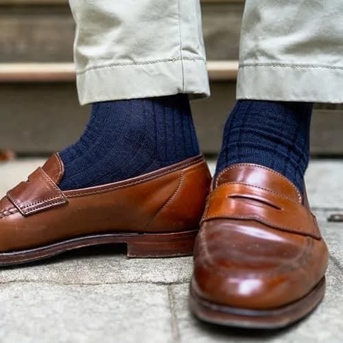 BoardroomSocks Merino Wool Mid-Calf Dress Socks for Men, Ribbed Style, 8-12 | Classic Comfort & Style thumbnail 2