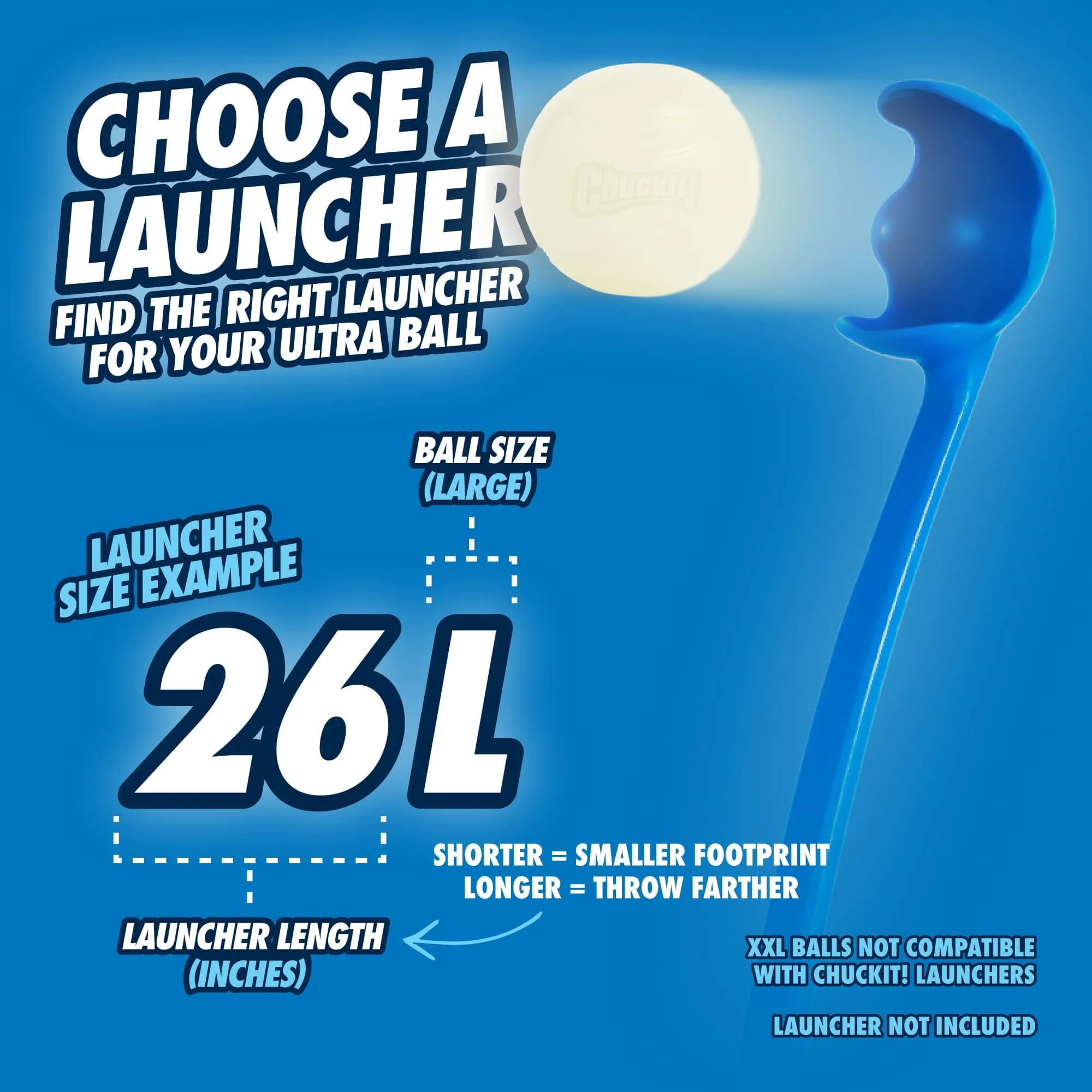 Chuckit! Max Glow Ball for Dogs, Large 7.6 cm (3 in) | Glows for 30 Min After 5 Min Charge - view 8