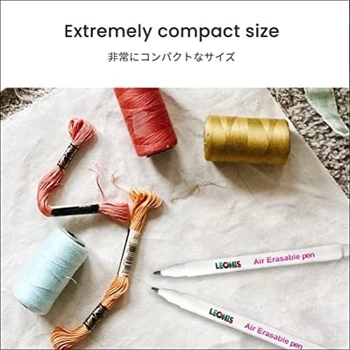 LEONIS Disappearing Ink Fabric Marking Pen Pink 5 Count Pack | Precise, Water Erasable, 500m Guarantee thumbnail 8