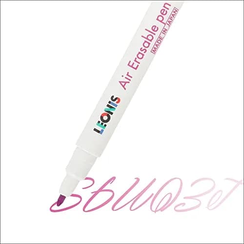 LEONIS Disappearing Ink Fabric Marking Pen Pink 5 Count Pack | Precise, Water Erasable, 500m Guarantee thumbnail 2