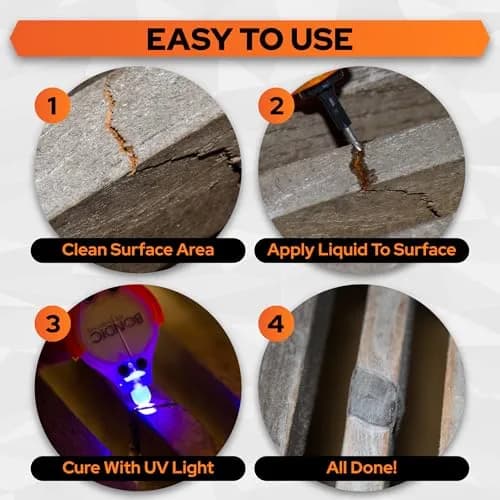 Bondic LED UV Liquid Plastic Welder Refill Cartridges | Fast UV Curing, Waterproof, 2 Tubes thumbnail 5