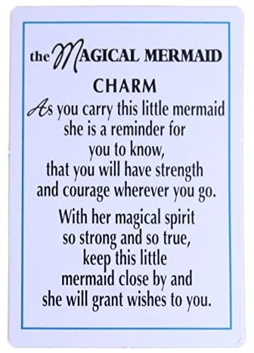 Ganz Magical Mermaid Wish Charm | Unisex Silver & Blue | Story Card Included thumbnail 3