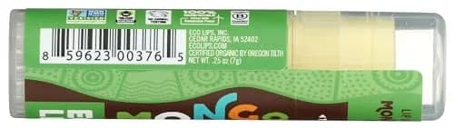 Eco Lips Organic Mongo Kiss Peppermint Lip Balm 0.25 Oz | USDA Certified Organic, Natural & Gluten-Free thumbnail 7