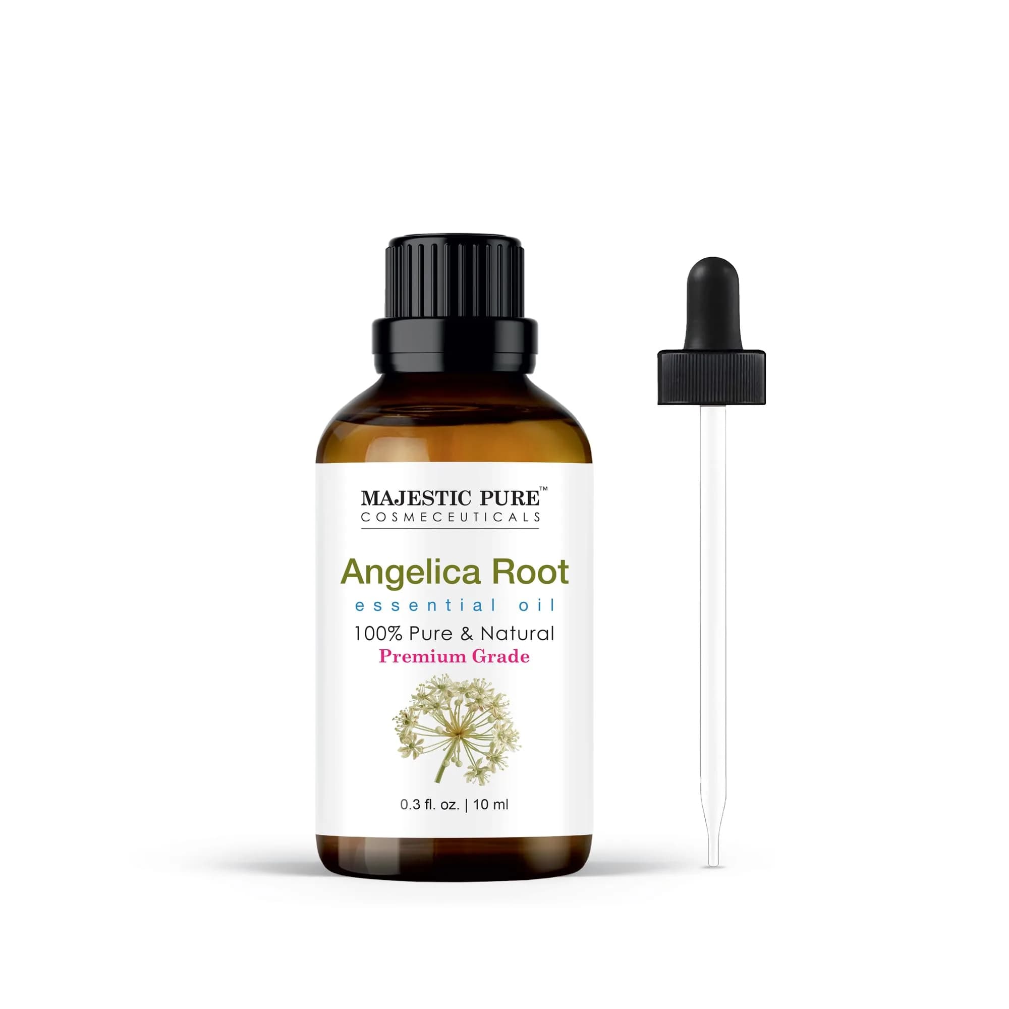 Majestic Pure Turmeric Essential Oil with Glass Dropper, 120ml (4 Fl Oz) | Pure & Natural for Skin & Aromatherapy - main product image