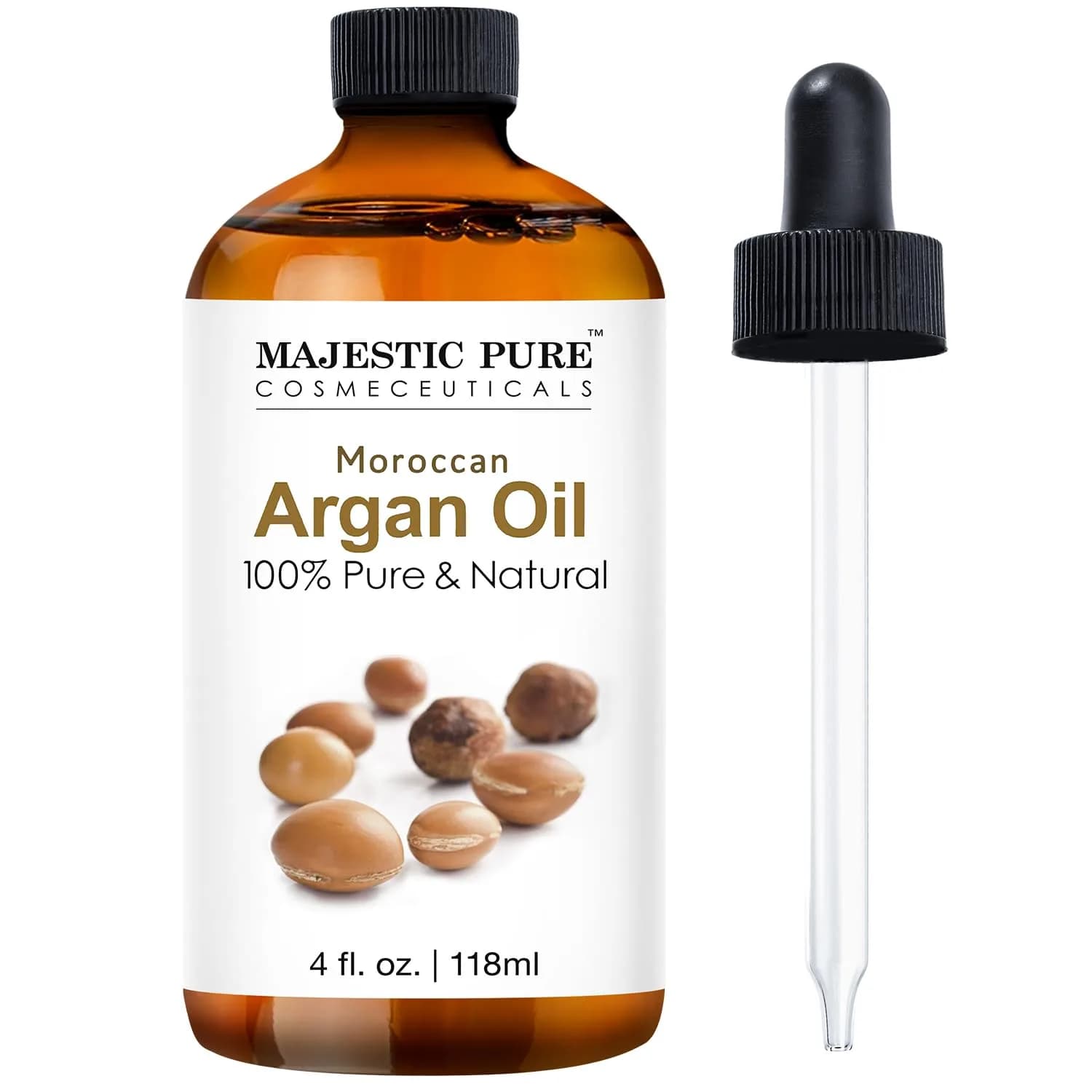 Majestic Pure Turmeric Essential Oil with Glass Dropper, 120ml (4 Fl Oz) | Pure & Natural for Skin & Aromatherapy — Moroccan Argan