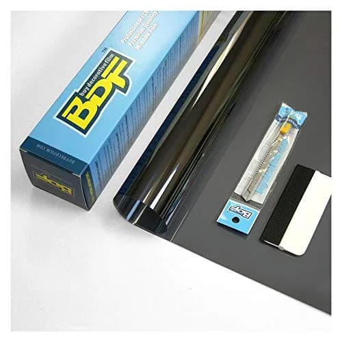 Buydecorativefilm Window Film Daytime Privacy and Sun Control Natural Black 5 | Extra Dark Black Tint with UV Block (48in X 12ft) thumbnail 2