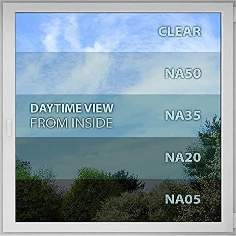Buydecorativefilm Window Film Daytime Privacy and Sun Control Natural Black 5 | Extra Dark Black Tint with UV Block (48in X 12ft) thumbnail 4