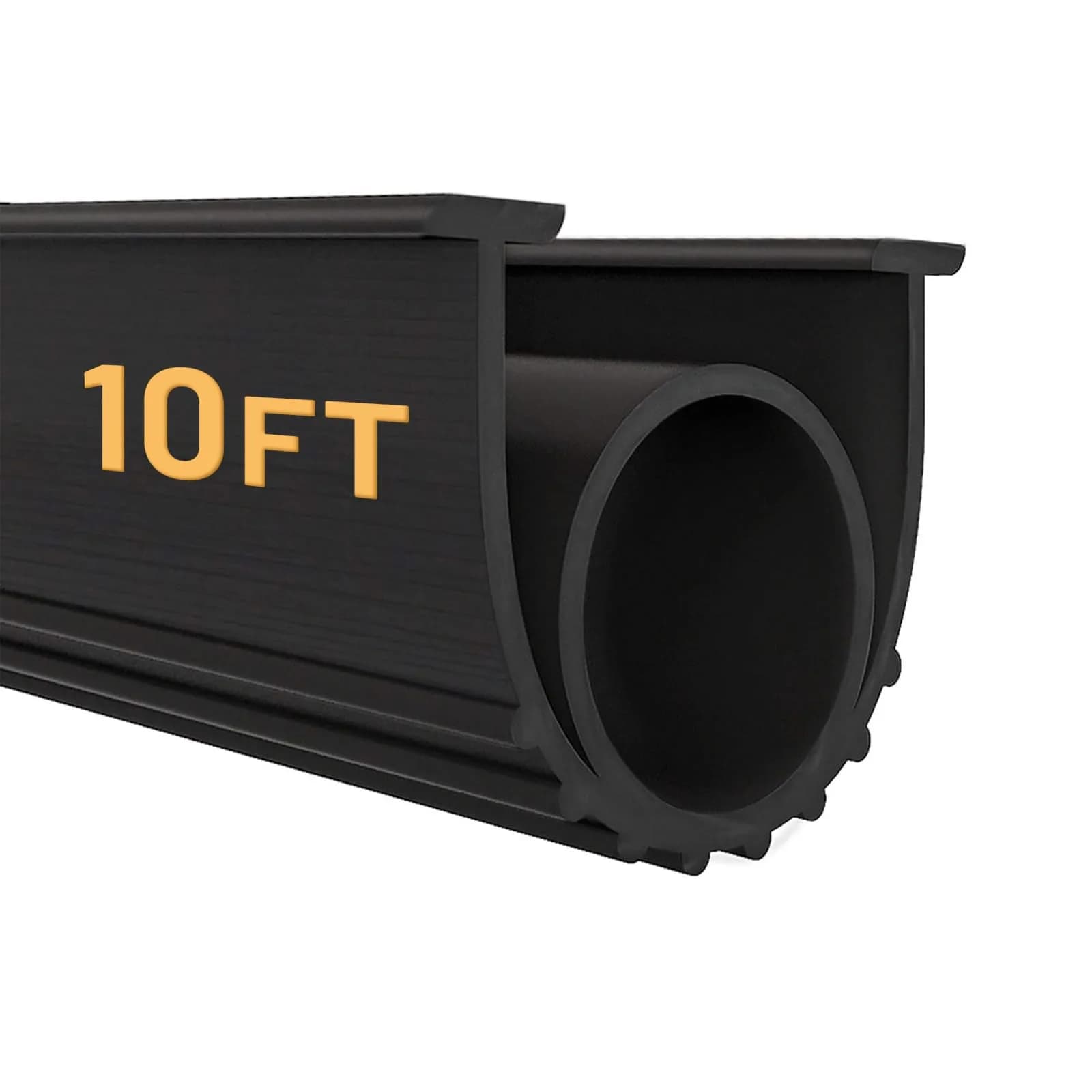 DGSL Garage Door Bottom Seal, 5/16 T-End Rubber Weather Stripping, 3.05m (10 ft) | Heavy-duty waterproof rubber for airtight garage protection - main product image
