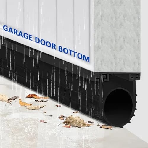 DGSL Garage Door Bottom Seal, 5/16 T-End Rubber Weather Stripping, 3.05m (10 ft) | Heavy-duty waterproof rubber for airtight garage protection thumbnail 7