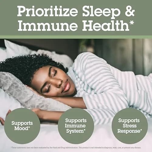 Quantum Sleep Immune Melatonin 5mg Herbal Sleep Aid | Supports Rest & Immunity, 30 Capsules thumbnail 4