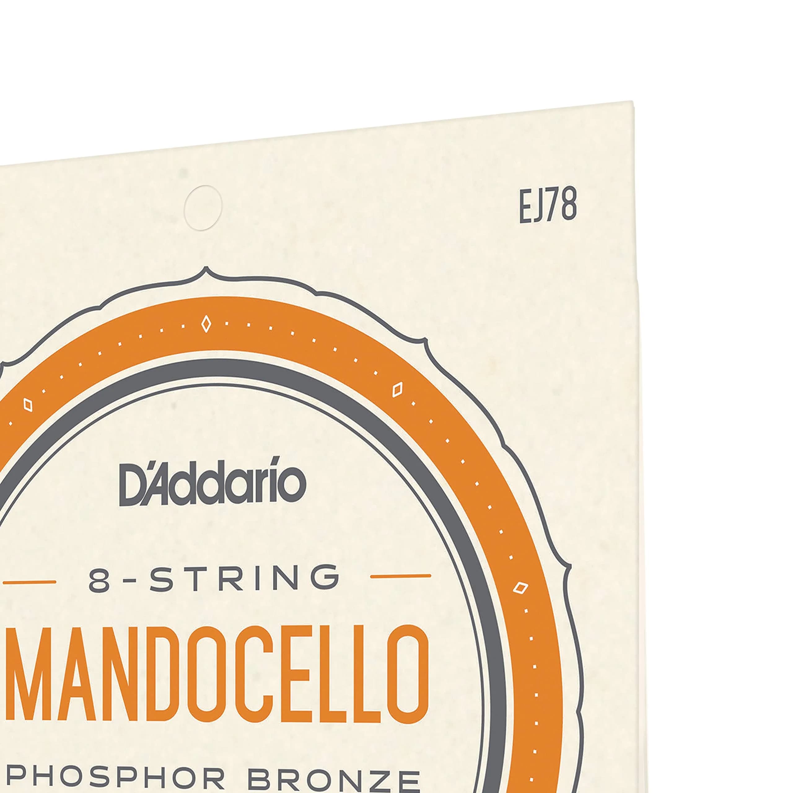 D'Addario J78 Phosphor Bronze Mandocello Strings, 22-74 Gauges | Warm, Bright Tone - view 4