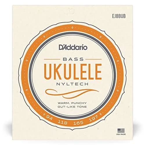D'Addario Nyltech Bass Ukulele Strings EJ88UB - 4-String Set | Optimized for GCEA Tuning thumbnail 2