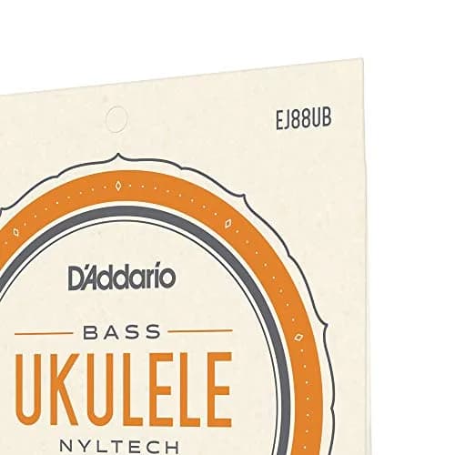 D'Addario Nyltech Bass Ukulele Strings EJ88UB - 4-String Set | Optimized for GCEA Tuning thumbnail 4