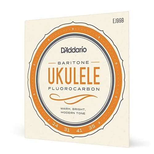 D'Addario EJ99B Fluorocarbon Baritone Ukulele Strings Set | Bright, Modern Tone & Tuning Stability thumbnail 1