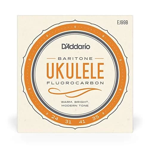 D'Addario EJ99B Fluorocarbon Baritone Ukulele Strings Set | Bright, Modern Tone & Tuning Stability thumbnail 2
