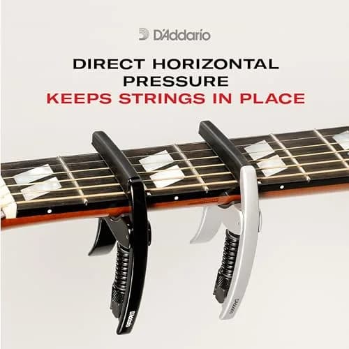 D'Addario NS Artist Classical Guitar Capo, Black | Buzz-Free In-Tune Performance thumbnail 4