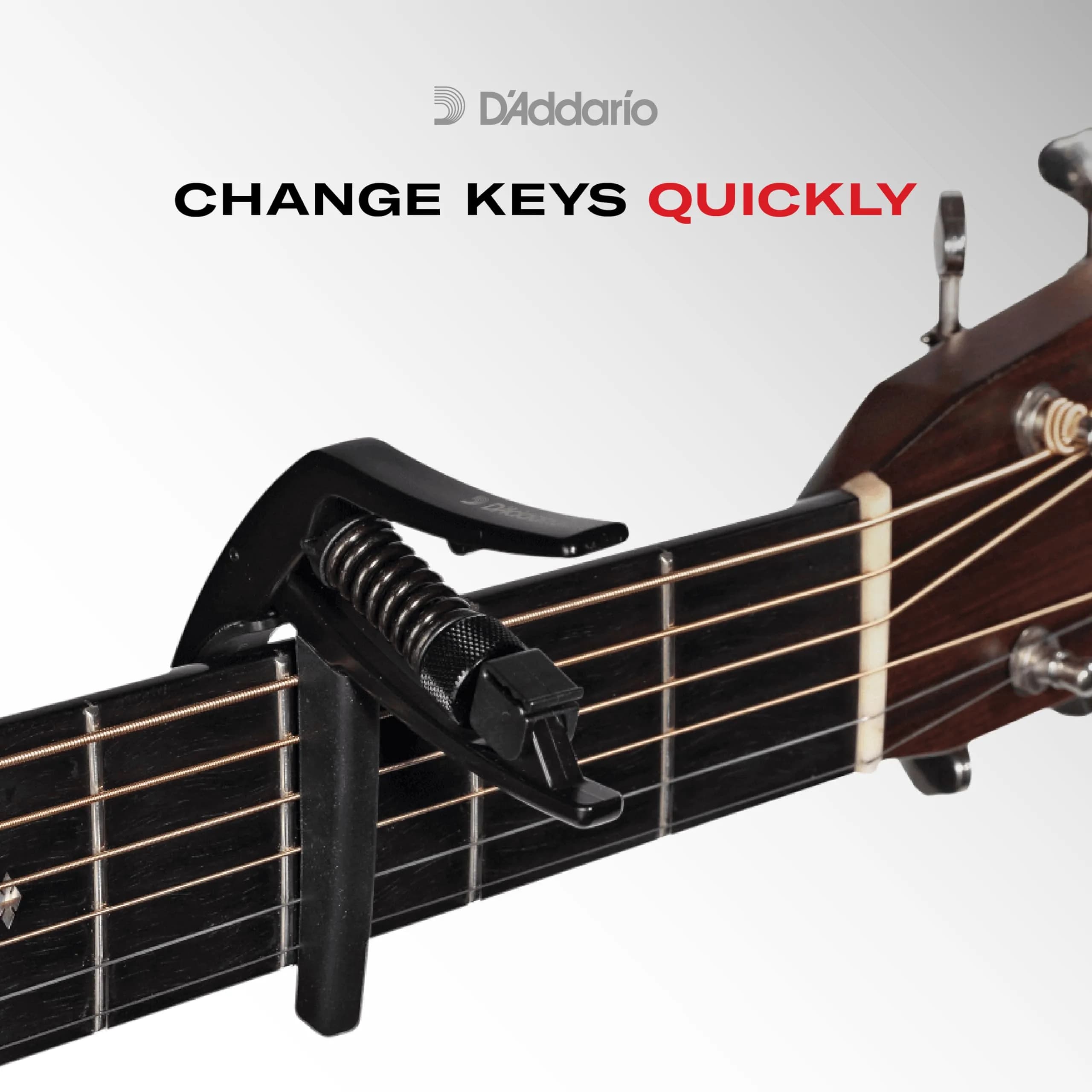 D'Addario NS Artist Classical Guitar Capo, Black | Buzz-Free In-Tune Performance - view 2