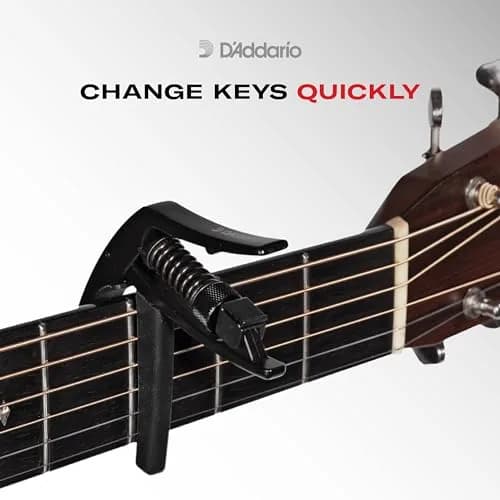 D'Addario NS Artist Classical Guitar Capo, Black | Buzz-Free In-Tune Performance thumbnail 2