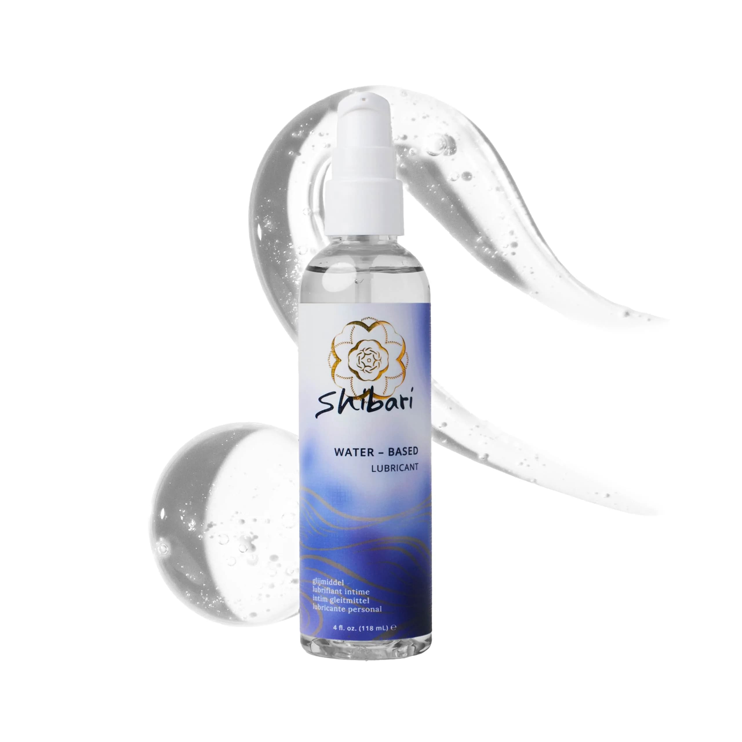 Shibari Water Based Personal Lubricant 118ml (4 Fl Oz) | pH Balanced, Sensitive Skin Formula — Water-Based