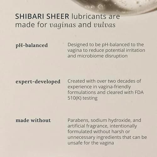 Shibari Water Based Personal Lubricant 118ml (4 Fl Oz) | pH Balanced, Sensitive Skin Formula thumbnail 3