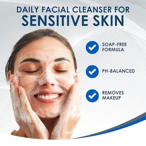 Vanicream Gentle Facial Cleanser with Pump Dispenser, 237ml (8 Fl Oz) | Formulated for Sensitive Skin thumbnail 2