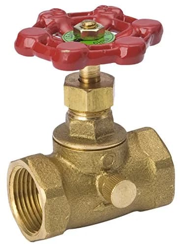 B & K 3/4"FIP STOP/WASTE VALVE | Brass & Cast Iron, 125 psi Max, Import thumbnail 1