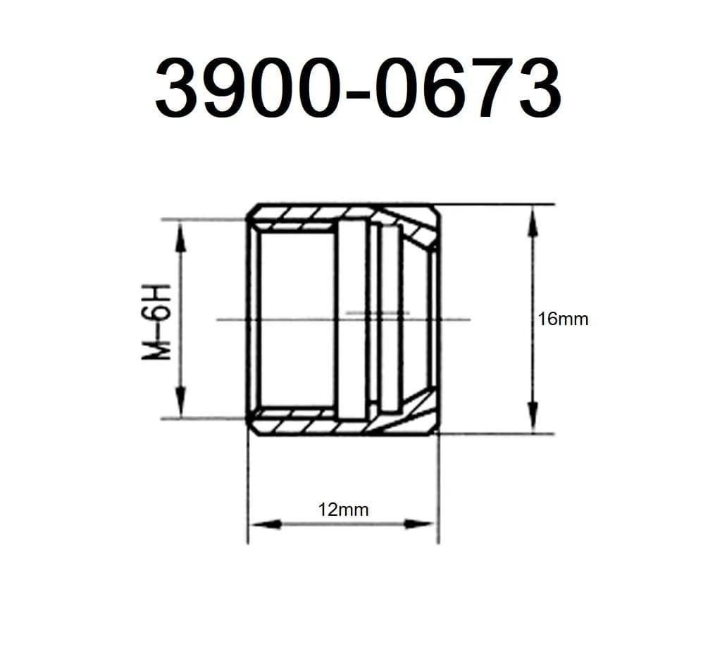HHIP Mini Collet Chuck Nut M13 x 0.75 | Hardened Steel for Power Tools
