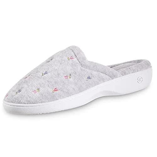 isotoner Women's Indoor/Outdoor Slip-on Secret Sole Clog Slippers 9.5-10 | Memory Foam Comfort & Heal Support thumbnail 1