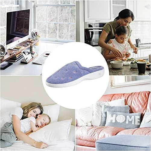 isotoner Women's Indoor/Outdoor Slip-on Secret Sole Clog Slippers 9.5-10 | Memory Foam Comfort & Heal Support thumbnail 4