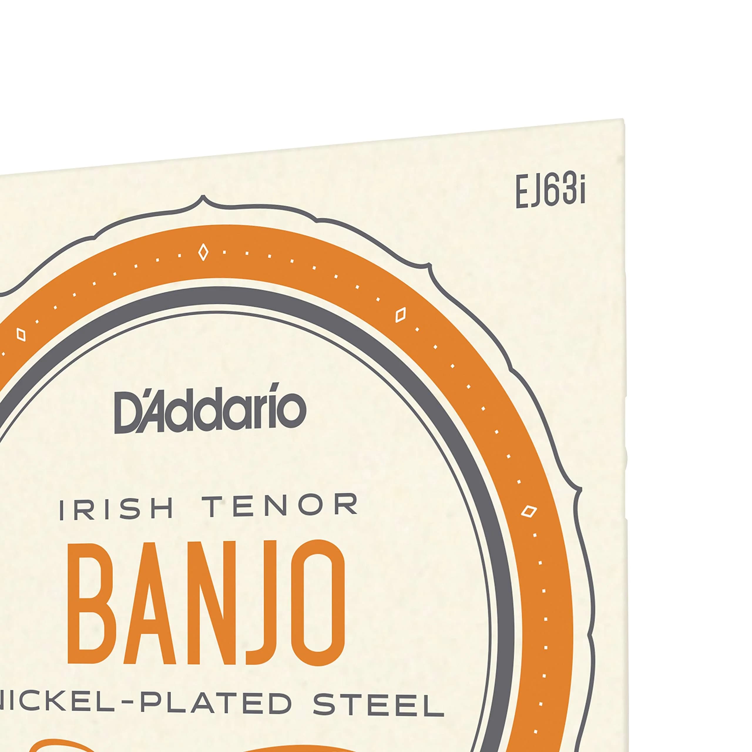 D'Addario EJ63i Irish Tenor Banjo Strings Nickel-Plated Steel 0.30mm (12-36 Gauge) | Warm, Bright Tone - view 4