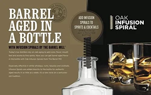 Oak Infusion Spiral Barrel Aged Oak Infusion Spiral 2 Pack | Age Your Whiskey thumbnail 5