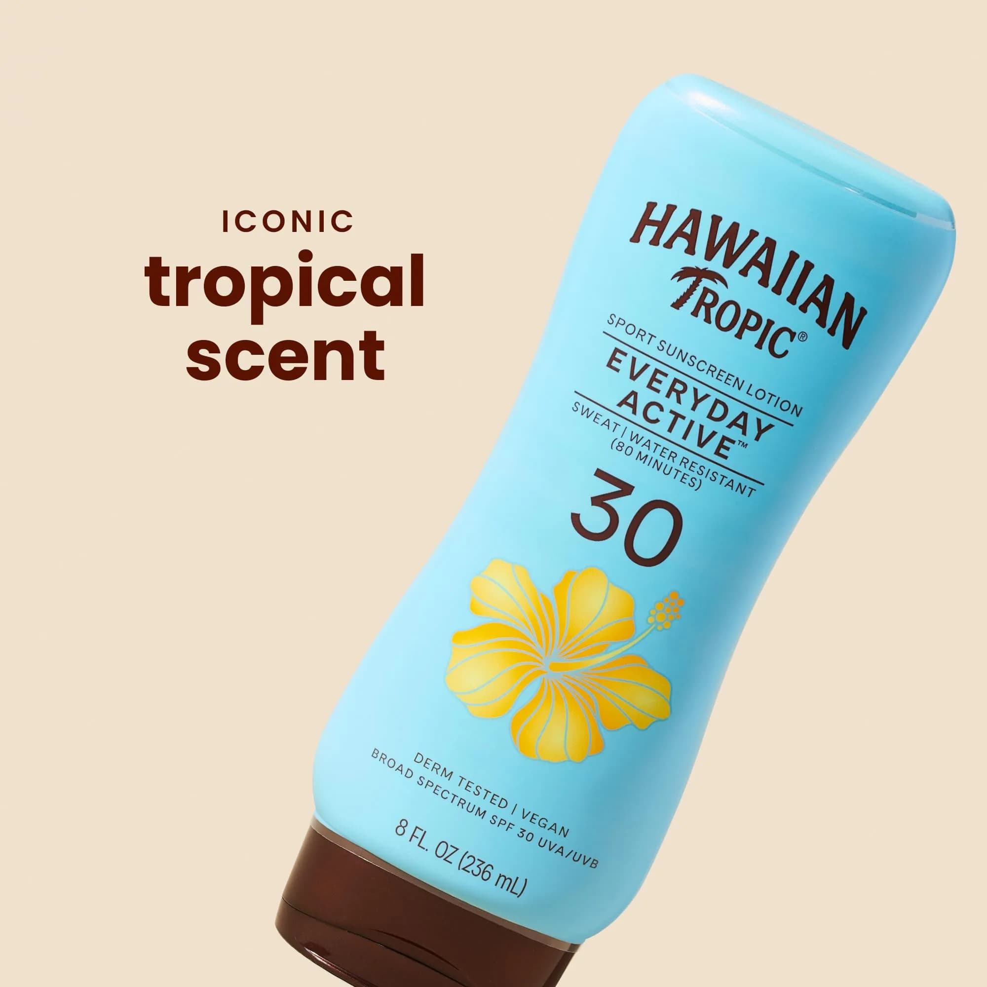 Hawaiian Tropic Island Sport Sunscreen Lotion SPF 30, 237ml (8 Fl Oz) | Broad Spectrum UVA/UVB Protection - view 6
