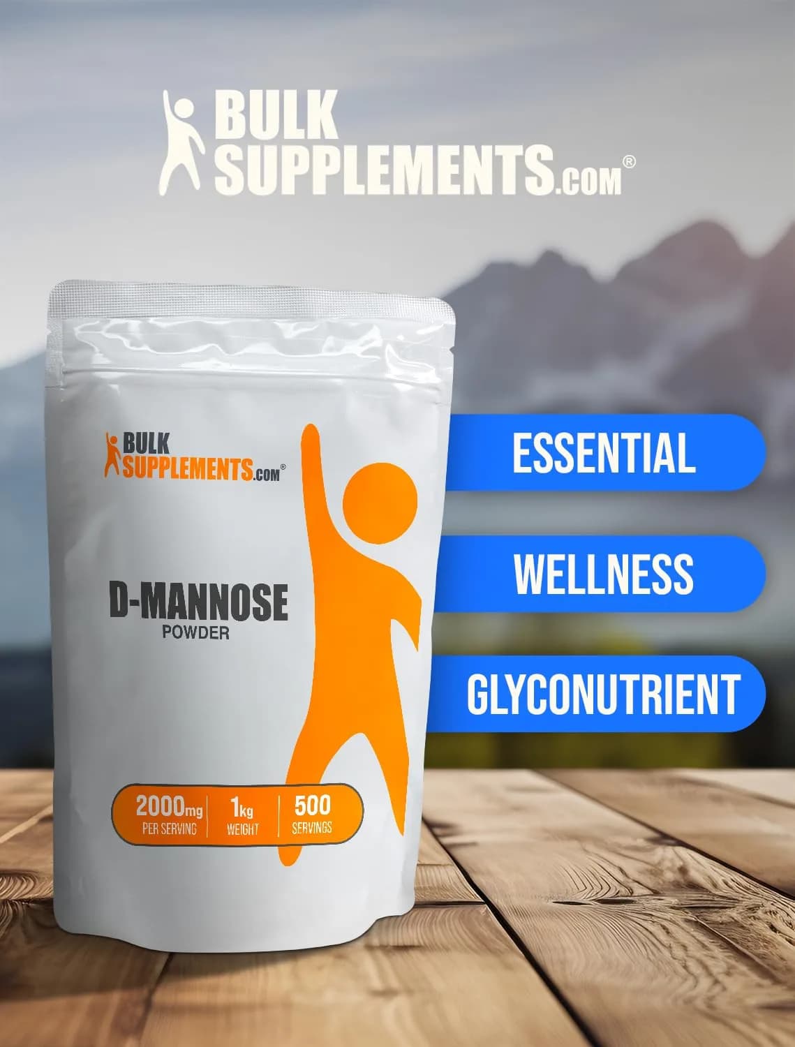 BulkSupplements D-Mannose Powder 1kg (2.2 lb) | Urinary Tract Support - view 5