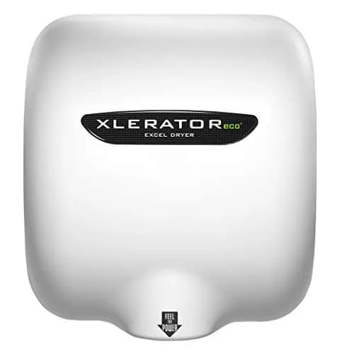 Excel Dryer XL-WV-ECO Hand Dryer XLERATOR XL-W-ECO Surface-Mounted, White Epoxy, 208-277V | Energy-Efficient, No Heat Drying thumbnail 2